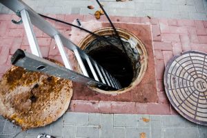 sewer manhole