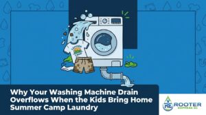 Why Your Washing Machine Drain Overflows When the Kids Bring Home Summer Camp Laundry — featured image