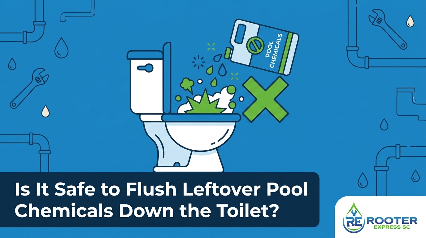 Is It Safe to Flush Leftover Pool Chemicals Down the Toilet? — featured image